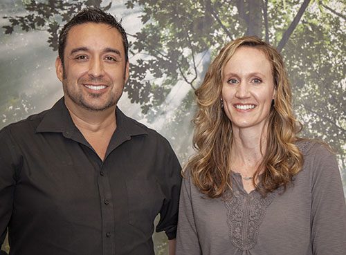 Juan Lopez and Laura Magruder, DVM — Owners of Evergreen Veterinary Hospital